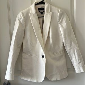 J.Crew Bi Stretch White Blazer